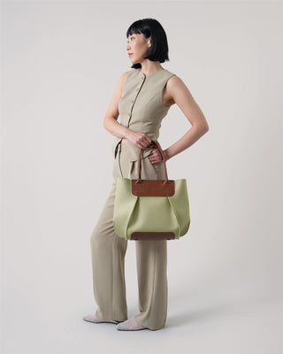 Frankie Merino Wool Midi Tote Dew Sienna