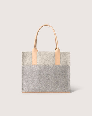 Jaunt Merino Wool Midi Tote Granite Natural