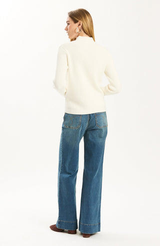 Chatham Ribbed Cardigan Ivory