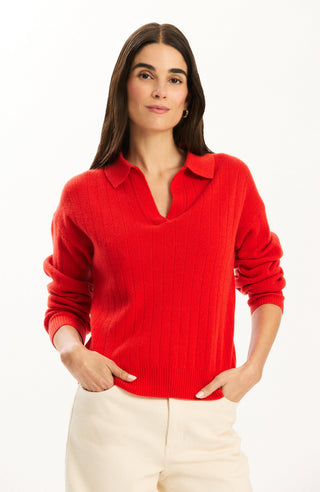 Emerson Cashmere Polo Coralito