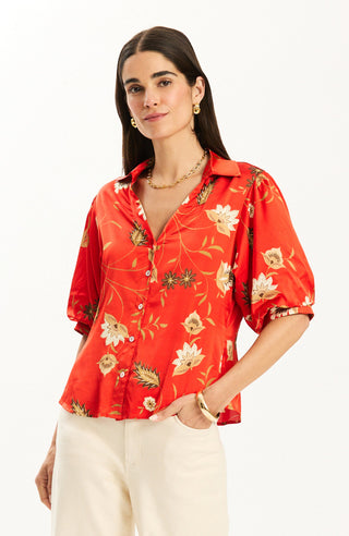 Tara Flora Trails Top