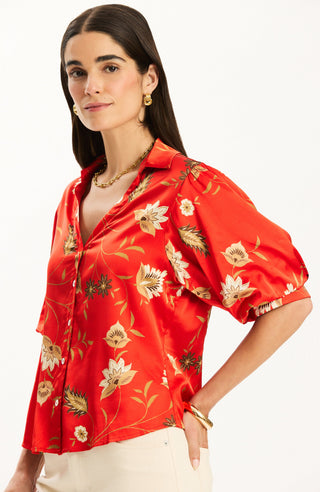 Tara Flora Trails Top