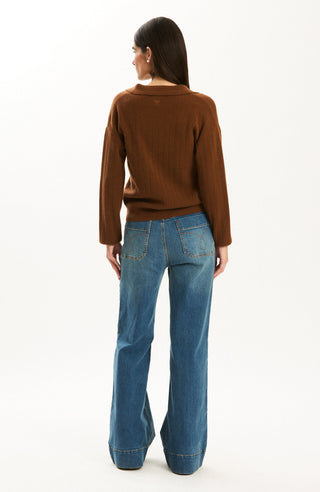 Emerson Cashmere Polo Bison