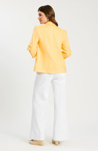 Taylor Linen Blazer Pale Marigold