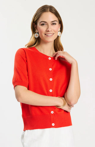 Kit Cotton Blend Cardigan Grenadine