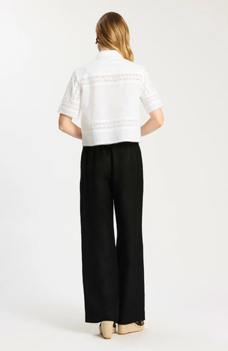 Giana Linen Viscose Pant Black