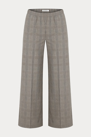 Pull On Trouser Mini Plaid