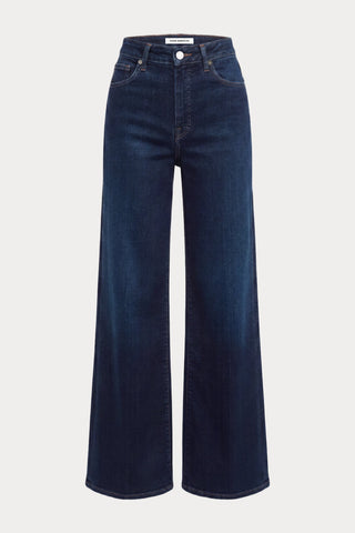 Soft Tech Good Waist Palazzo Ankle Jeans Rinse Indigo1308