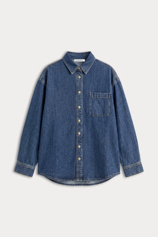 Oversized Denim Easy Shirt Alcove
