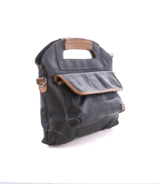 Greenway Handbag Black Oats Rustic