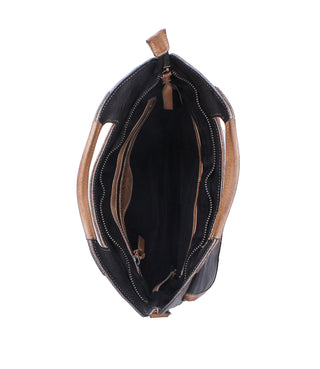 Greenway Handbag Black Oats Rustic