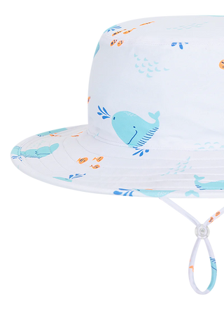 Baby Boys Miekle Bucket Hat White