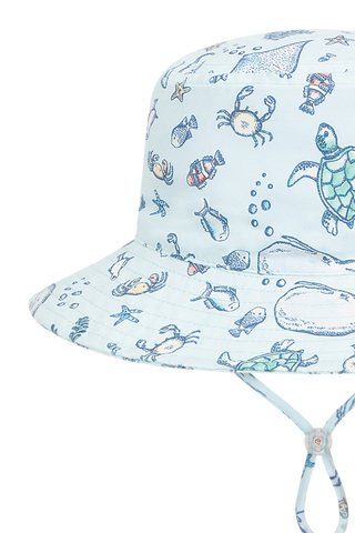 Baby Boys Ningaloo Bucket Hat Blue