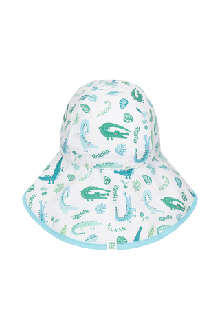 Baby Boys Snapper Legionnaire Floppy Hat White