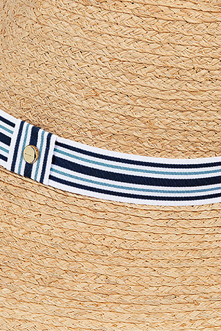 Hampton Wide Brim Hat Natural Raffia