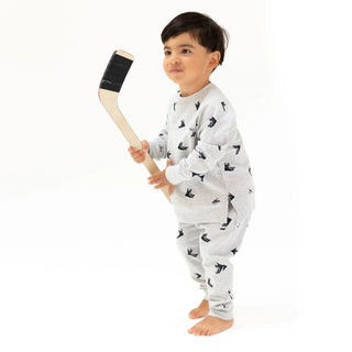 Hockey Raglan Sweatshirt & Jogger Set