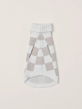 Load image into Gallery viewer, Checkered Pet Sweater Oatmeal/Cream