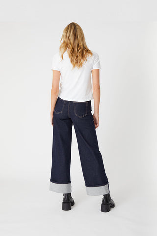 Tribecca Wide Leg Stay Blue Jeans