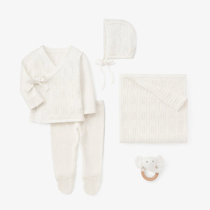 Elegant Baby White Baby Layette Gift Box Set