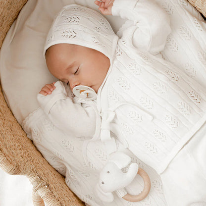 Elegant Baby White Baby Layette Gift Box Set