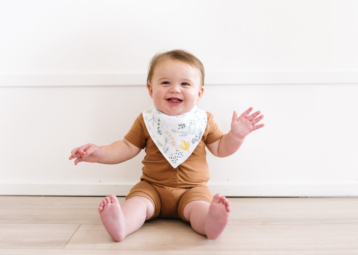 Copper pearl Aussie
Baby Bandana Bibs