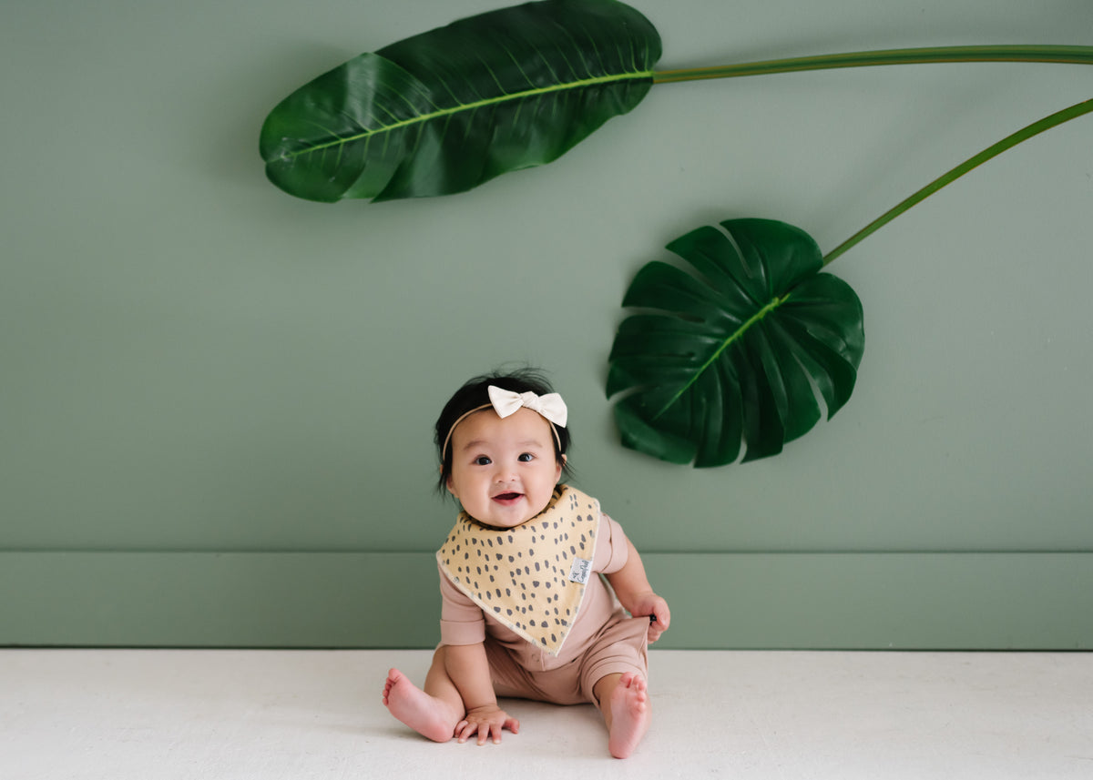 Copper pearl Aussie
Baby Bandana Bibs