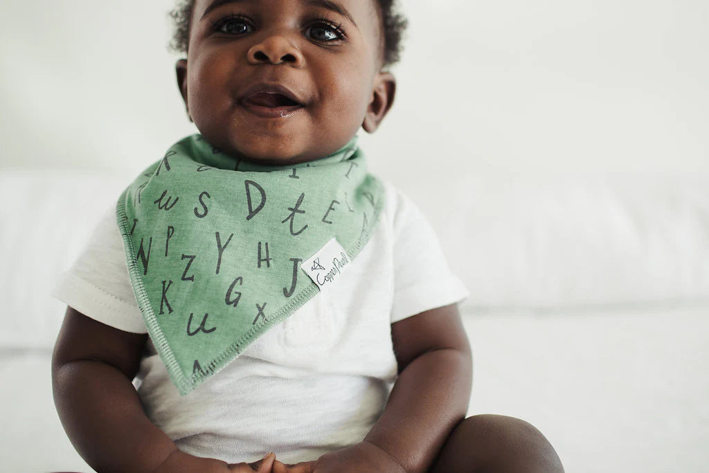 Copper Pearl Chip
Baby Bandana Bibs