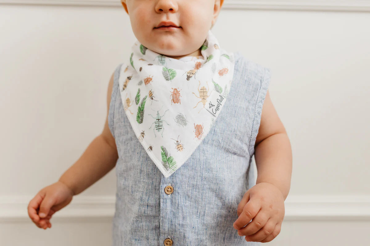 Copper Pearl Peanut
Baby Bandana Bibs