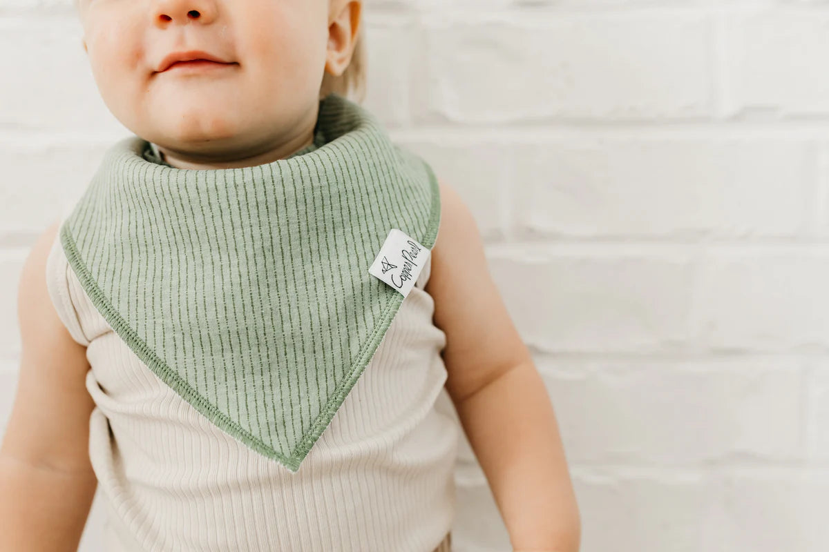 Copper Pearl Peanut
Baby Bandana Bibs