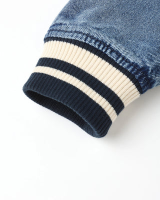Varsity Jacket Indigo Denim