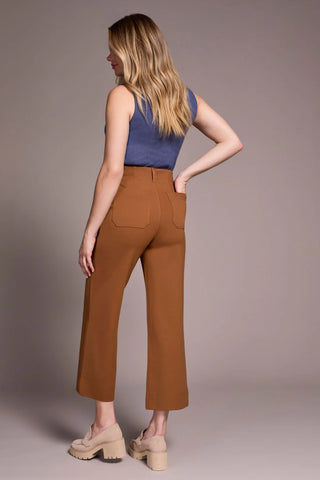 High Rise Capri Pant Walnut