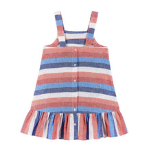 Load image into Gallery viewer, Americana Striped Chambray Dress