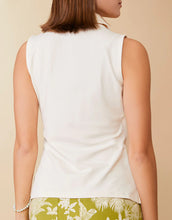 Load image into Gallery viewer, Edeline Sleeveless Wrap Top Buttercream