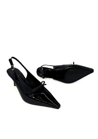 Georgia Pointy Toe Bow Heels