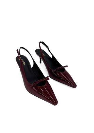 Georgia Pointy Toe Bow Heels