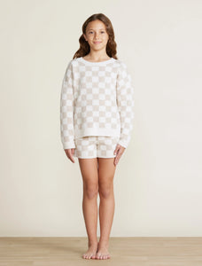 Youth CozyChic® Cotton Checkered Pullover