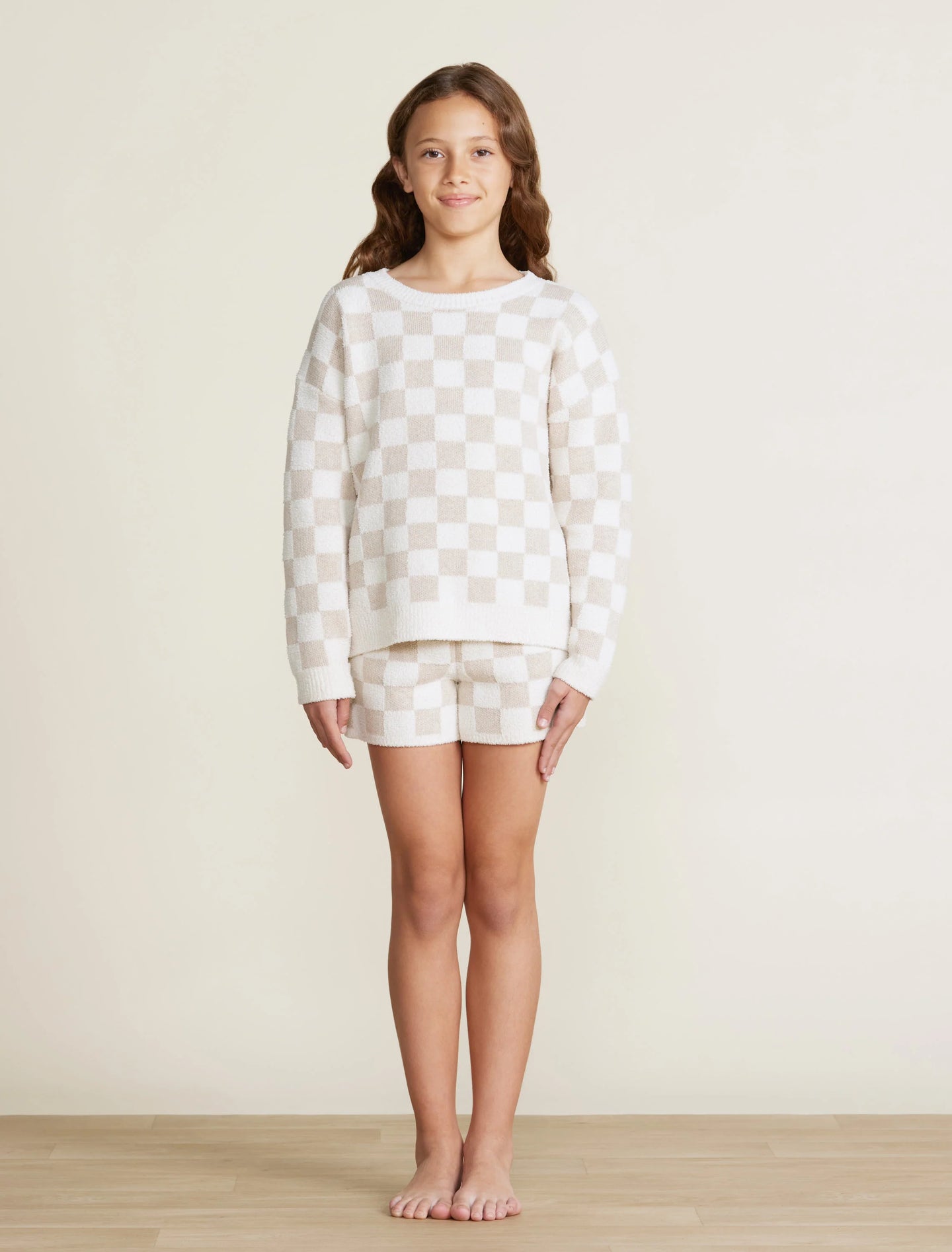 Youth CozyChic® Cotton Checkered Short
