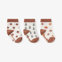 Load image into Gallery viewer, FOREST NON SLIP BABY SOCK SET 3PK