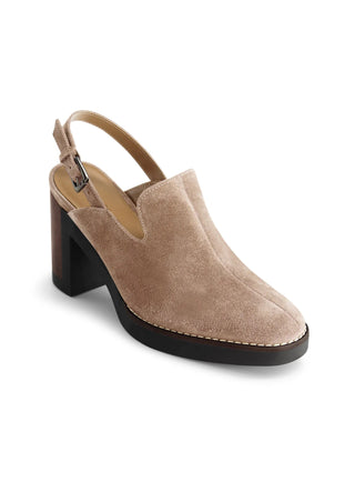 Neza Slingback Sandstone Split Suede