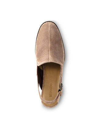 Neza Slingback Sandstone Split Suede