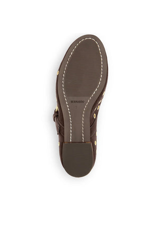 Borden Grommet Dark Chocolate Suede Ballet Flat