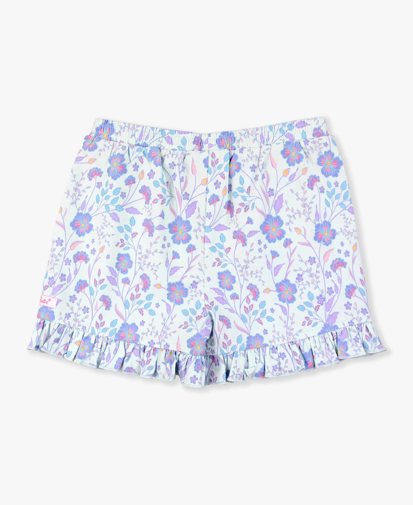 Fairytale Garden Girls Knit Ruffle Trim Shorts