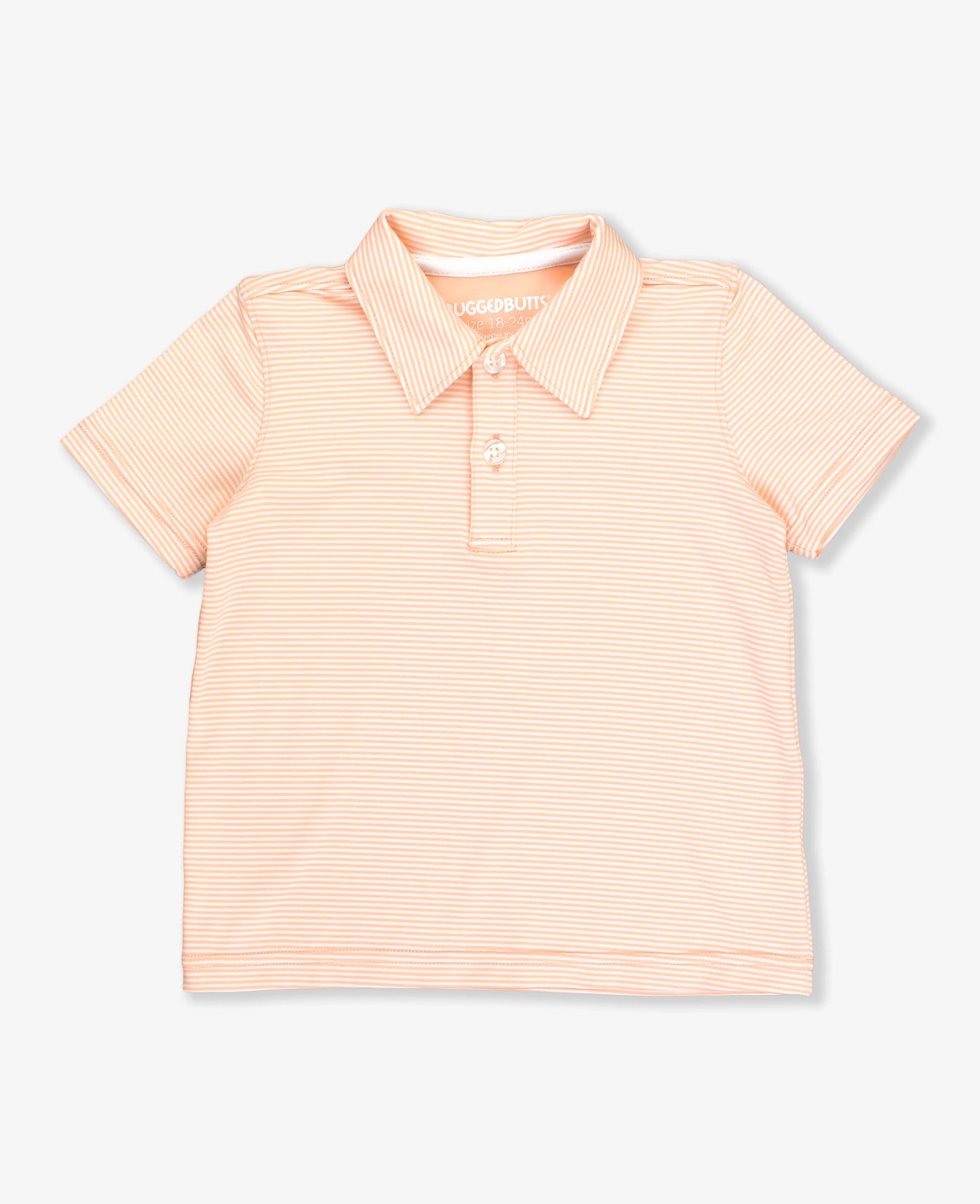 Micro Stripe Knit Short Sleeve Polo