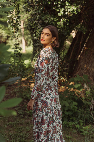 LA Woodland Flora Dress