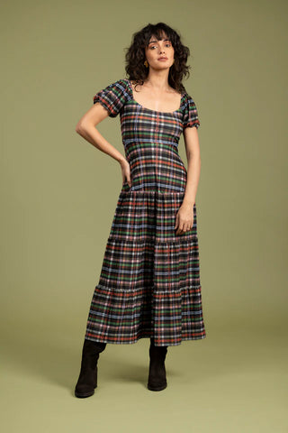 Heidi Dress Stockholm Plaid