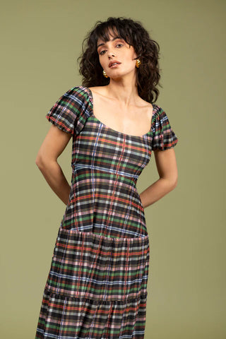 Heidi Dress Stockholm Plaid