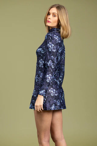 Dottie Dress Royal Rose