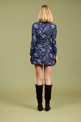 Dottie Dress Royal Rose