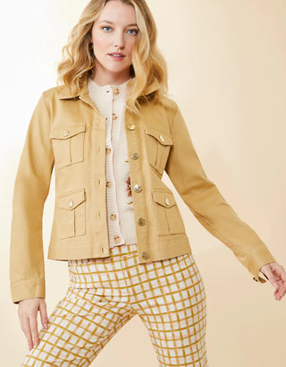 Marlie Twill Jacket Khaki