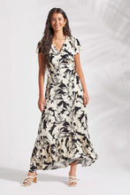 Load image into Gallery viewer, Short Sleeve Wrap Up Maxi Dress